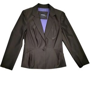 NWOT Magaschoni Collection Black Blazer Tailored Fit Size 8/Medium MSRP $398